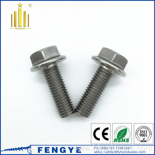 M24 stainless steel hex flange bolt for sale